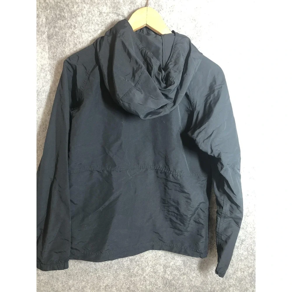 L.L. Bean Jacket Womens XXS Black Nylon Lightweight Mountain Classic Anorak